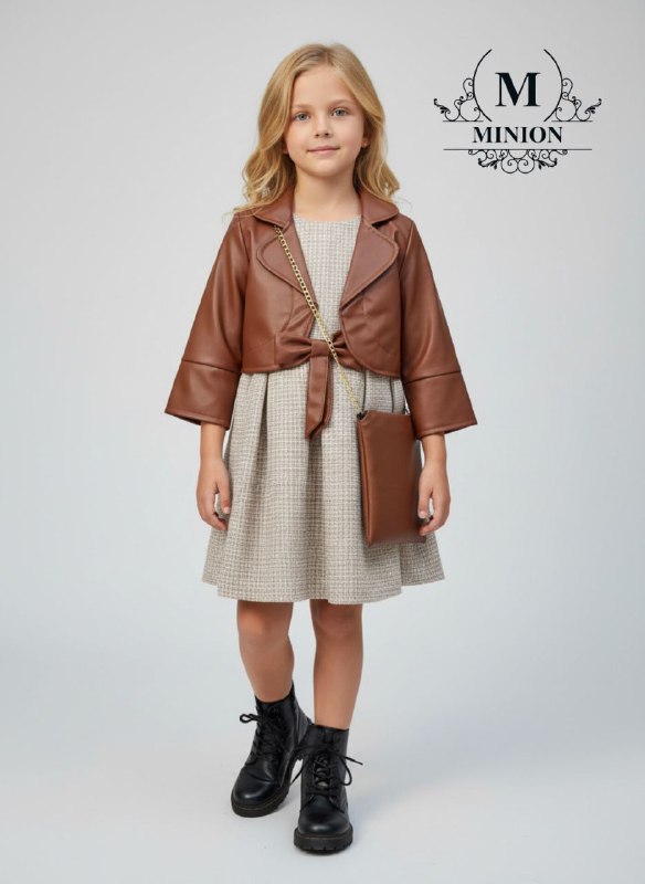 کت سارافون چرم دخترانه