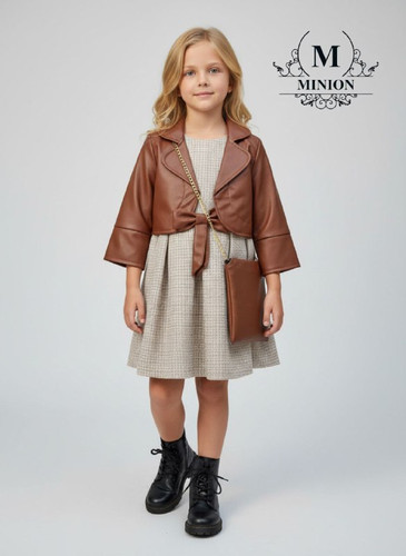 کت سارافون چرم دخترانه